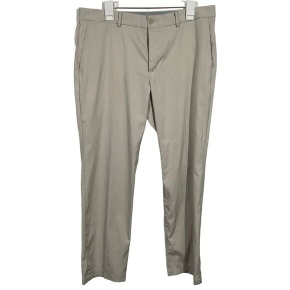 Nike Dri-Fit 34x30 Cream Golf Athletic Pants - Picture 1 of 3